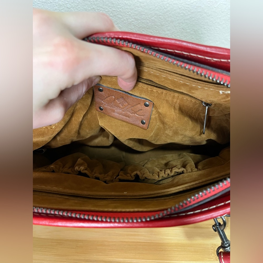 Patricia Nash Wildflower Ruffle Paris Satchel - Picture 10 of 14
